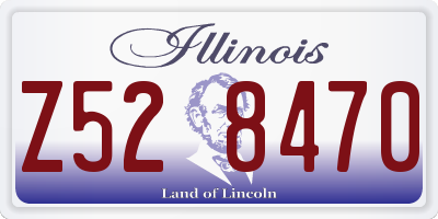 IL license plate Z528470