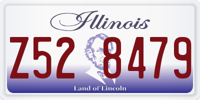 IL license plate Z528479