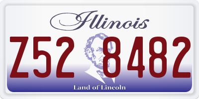IL license plate Z528482