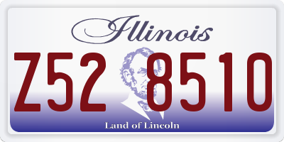 IL license plate Z528510