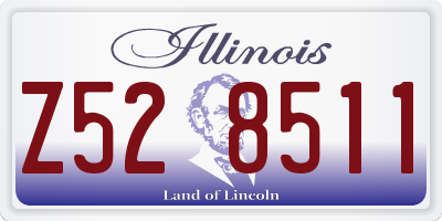 IL license plate Z528511