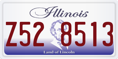 IL license plate Z528513