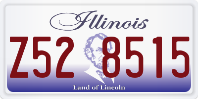 IL license plate Z528515