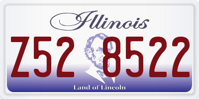 IL license plate Z528522