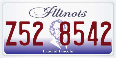 IL license plate Z528542
