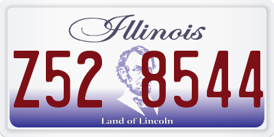 IL license plate Z528544
