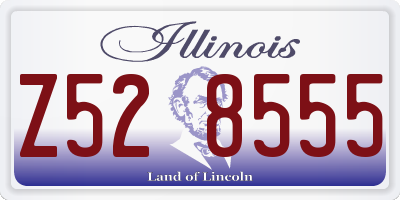 IL license plate Z528555