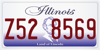 IL license plate Z528569