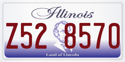 IL license plate Z528570