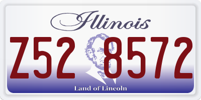 IL license plate Z528572
