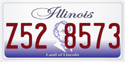 IL license plate Z528573