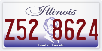 IL license plate Z528624