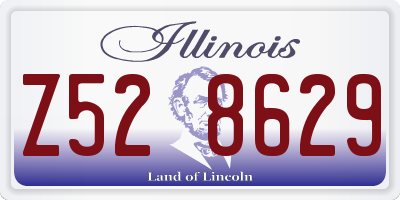 IL license plate Z528629