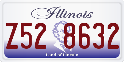 IL license plate Z528632