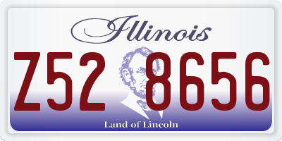 IL license plate Z528656