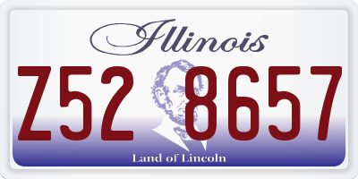 IL license plate Z528657