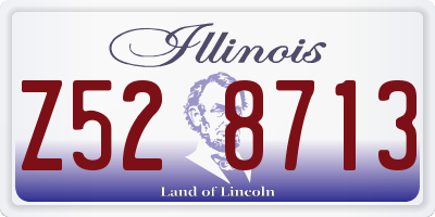 IL license plate Z528713