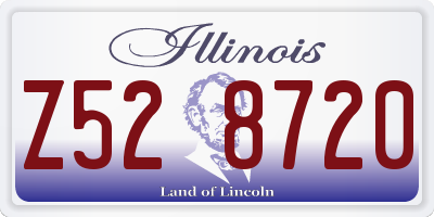 IL license plate Z528720