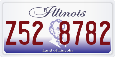 IL license plate Z528782