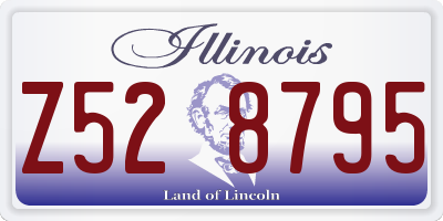 IL license plate Z528795