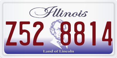 IL license plate Z528814