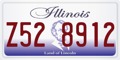 IL license plate Z528912