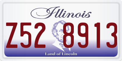 IL license plate Z528913