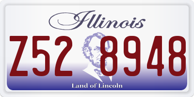 IL license plate Z528948