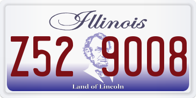 IL license plate Z529008