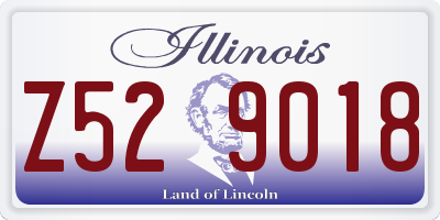 IL license plate Z529018