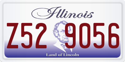 IL license plate Z529056