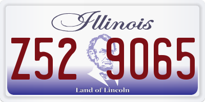 IL license plate Z529065