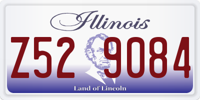 IL license plate Z529084