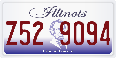 IL license plate Z529094