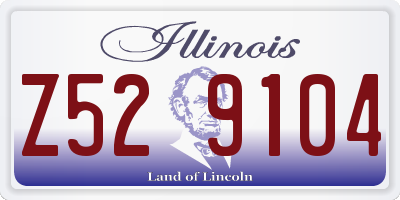 IL license plate Z529104
