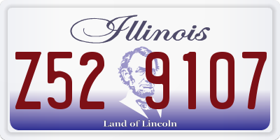 IL license plate Z529107