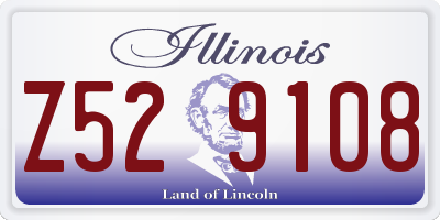 IL license plate Z529108