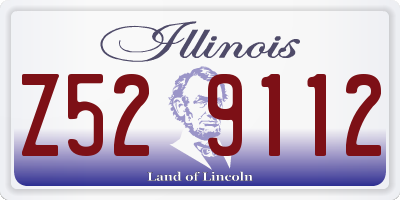 IL license plate Z529112
