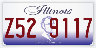 IL license plate Z529117