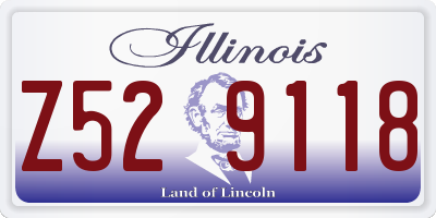 IL license plate Z529118