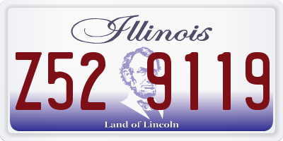 IL license plate Z529119