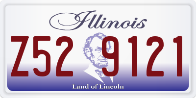 IL license plate Z529121