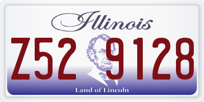 IL license plate Z529128