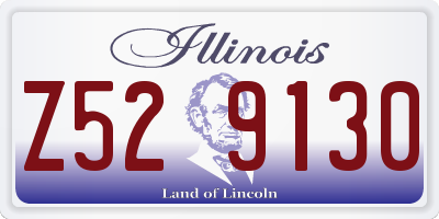 IL license plate Z529130