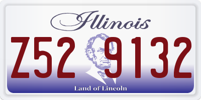 IL license plate Z529132