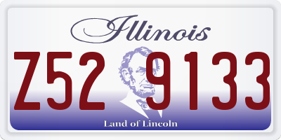 IL license plate Z529133