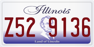 IL license plate Z529136