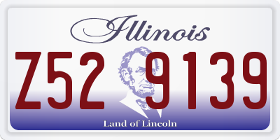 IL license plate Z529139