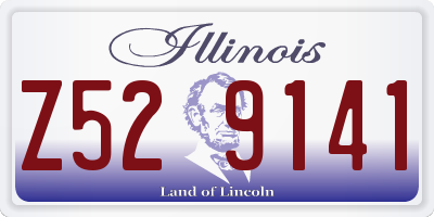 IL license plate Z529141