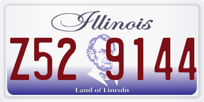 IL license plate Z529144